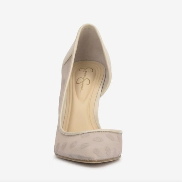 NEW JESSICA SIMPSON Prizma High Heel Polka Dot Pumps ivory 253 - Picture 6 of 7
